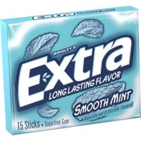 Extra Smooth Mint Sugar Free Chewing Gum, 15 Piece Single Pack