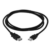 SF Cable 6 feet USB 2.0 A Male to A Female Extension Cable - Black