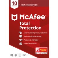 McAfee Total Protection 10 Device Antivirus Software