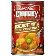 Campbell's Chunky Beef with Country Vegetables Soup 18.8 oz. (Pack of 3)