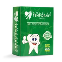 Amazing Temporary Missing Tooth Kit Replacement Temp Dental 25% more than others