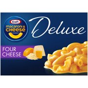 Kraft Deluxe Four Cheese Macaroni & Cheese Dinner, 14 oz Box