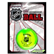 Franklin Sports Glow In The Dark Street Hockey Ball Puck High Density Durable