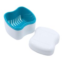 European Style Bath Appliance Dentures Storage Box Dentures And Valuables Guard Store And Retrieve Retainer Box Upper And Lower False Teeth Box
