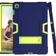 Golden Sheeps Compatible for Samsung Galaxy Tab A 10.1 Inch Model SM-T510/SM-T515 2019 Impact Hybrid Drop Proof Armor Defender Full-Body Protection Case Convertible Built in Stand (Navy Green)