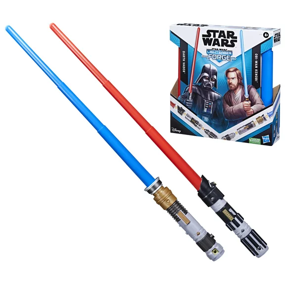 Star Wars: Lightsaber Forge Darth Vader and Obi-Wan Kenobi Toy for Boys and Girls Ages 4 5 6 7 8 and Up