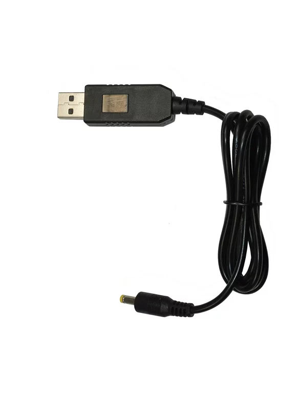 HQRP USB to DC 6V Step-Up Converter Cable for Sony AC-E60 AC-E60HG AC-E601 AC-E602 AC-E604 AC-6013 RDP-M5IP RDP-M7iP 1-489-625-11 Portable Speaker Dock Cord Lead Wire Adapter