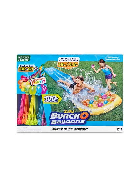 Bunch O Balloons Bob Water Slide with 3 Tropical Bob