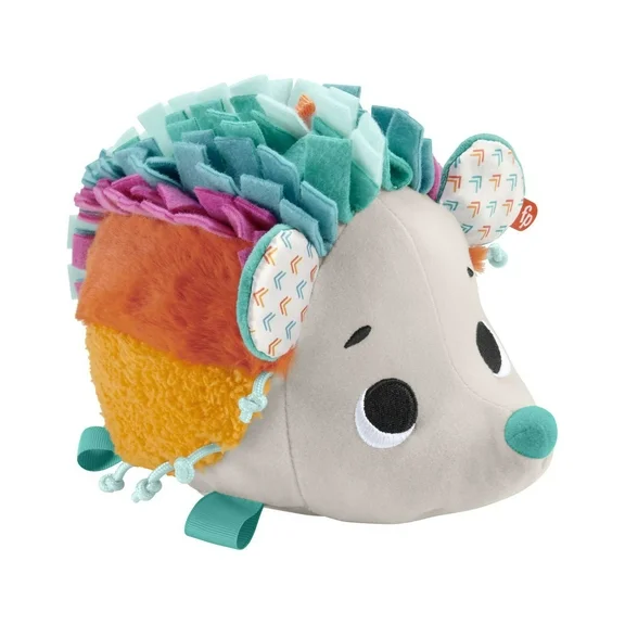 Fisher-Price Cuddle n' Snuggle Hedgehog Newborn Plush Sensory Toy