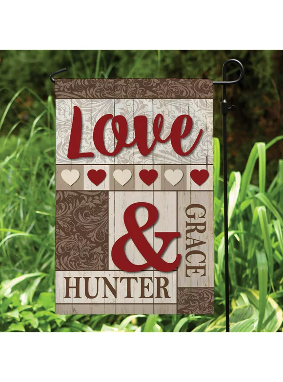 Personalized LOVE Yard Flag