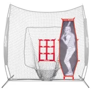 GoSports Baseball & Softball Pitching Kit | Practice Accuracy Training with Strike Zone & XTRAMAN Dummy Batter
