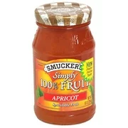 Smuckers Simply Fruit Spread, Apricot, 10oz