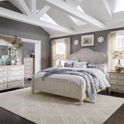 White Queen Poster Bed Set 5PC Farmhouse Reimagined 652-BR Liberty Furniture