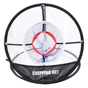 Indoor Outdoor Chipping Pitching Cages Mats Practice Easy Net Golf Training Aids Metal + Net