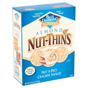 Blue Diamond Almonds Nut-Thins Almond Nut & Rice Cracker Snacks, 4.25 oz