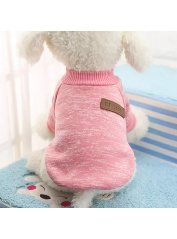 Dog Sweater, Warm Pet Sweater, Dog Sweaters for Small Dogs Medium Dogs Large Dogs, Cute Knitted Classic Cat Sweater Dog Clothes Coat for Girls Boys Dog Puppy Cat