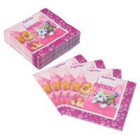 Paw Patrol Girl Lunch Napkins, 50-Count
