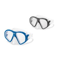 Intex Reef Rider Clear Swimming Sport Goggles (2 Pack)