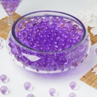 BalsaCircle Water Jelly Beads Party Wedding Centerpieces Vase Filler- Purple
