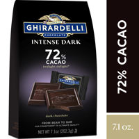 Ghirardelli Intense Dark Chocolate Squares - 72% Cacao  7.01 oz.