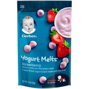 (7-Pack) Gerber Yogurt Melts, Strawberry, 1 oz.