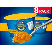 Kraft Original Macaroni & Cheese Easy Microwavable Dinner, 8 ct Box, 2.05 oz Cups