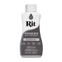 Rit All Purpose Liquid Dye, Charcoal Grey, 8 fl. oz.