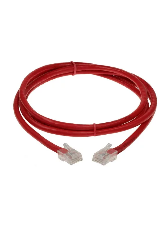 SF Cable Cat5e UTP Non-Booted Ethernet Cable, 35 feet - Red