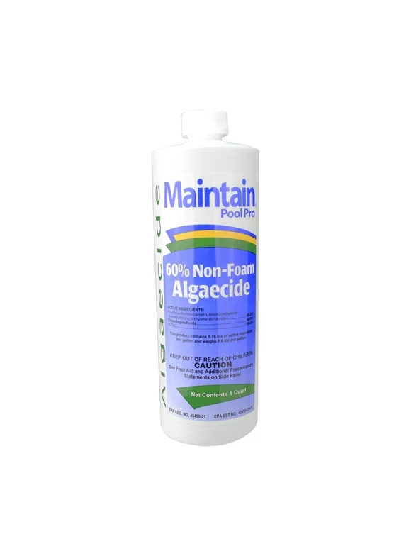 Maintain Pool Pro Non-Foam Algaecide Cleaner - 1 Quart