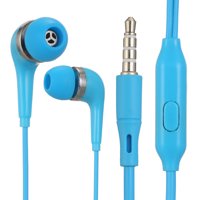 Abody In-Ear 3.5MM Wired Earphones Music Headphone with MIC Wire Control Earbuds for Mobile Phone Computer Laptop Tablet