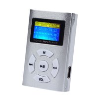 TureClos USB Digital MP3 Music Player Mini Portable Support Micro SD/TF Card Large Screen Display MP3