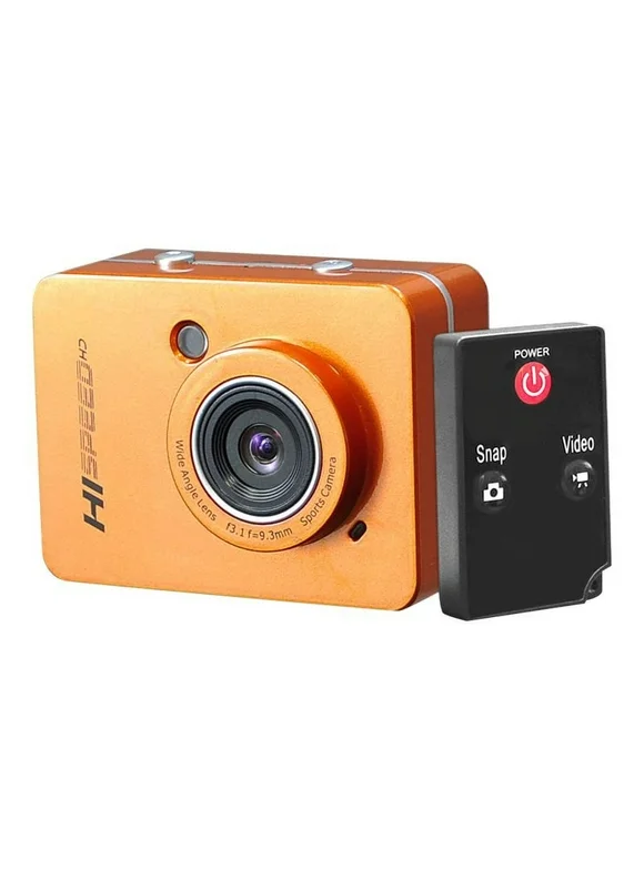 PyleSports Hi-Speed HD PSCHD60OR - Action camera - 1080p - 5.0 MP - underwater up to 9.8 ft - orange