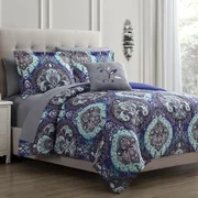 Modern Threads 8 Piece Reversible Complete Bed Set - Catherdal