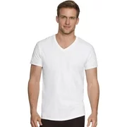Yana Ultimate Men's Comfort Fit White V-Neck Undershirt 4-Pack - UFT2W4