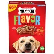 Milk-Bone Flavor Snacks Dog Biscuits - for Large-sized Dogs, 60-Ounce