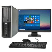 HP 8200 Elite Desktop Computer with Windows 10 PRO Intel Quad Core i5 3.1 GHz Processor 8GB RAM 1TB Hard Drive DVD WiFi Adapter 19" Monitor Keyboard and Mouse v