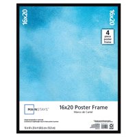 Mainstays 16x20 Basic Poster and Picture Frame, Black