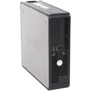 Refurbished Dell GX755 Small Form Factor Desktop PC with Intel Core 2 Duo Processor, 4GB Memory, 750GB Hard Drive and Windows 10 Pro (Monitor Not Included)