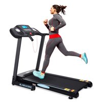 MaxKare Treadmill Folding Treadmill with 12-Level Auto Incline Running Machine 2.5 Horse Power 8.5 MPH Speed with 15 Preset LCD Display for Home Use Black