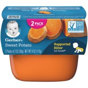 (Pack of 8) Gerber 1st Foods Baby Food Sweet Potato 2-2 oz Tubs