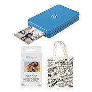 Lifeprint 2x3 Portable Photo and Video Printer (Blue) Starter Kit