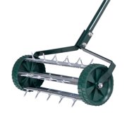 Galileo Garden Lawn Aerator Manual Roller Rolling Lawn Garden Spike Lawn Aerator Gardening Tool for Grass 50in Handle