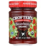 Crofters Fruit Spread Organic Premium Strawberry, 10 Oz