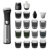 Philips Norelco Multigroom Series 7000 23 Piece Mens Grooming Kit, Trimmer For Beard, Head, Body, and Face, No Blade Oil Needed, MG7750/49