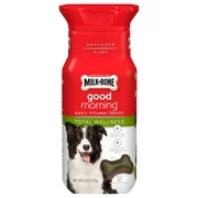 Milk-Bone Good Morning Daily Vitamin Dog Treats, Total Wellness (Various Sizes)