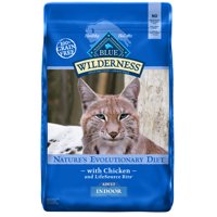 [Multiple Sizes] Blue Buffalo Wilderness High Protein Grain Free, Natural Adult Indoor Dry Cat Food, Chicken