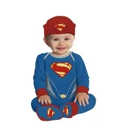 Superman Man of Steel Superhero Fancy Dress Halloween Baby Infant Child Costume