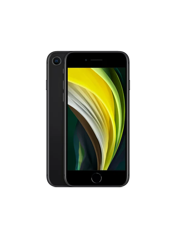 Apple iPhone SE (2020) 64GB, Black - Fully Unlocked Smartphone (Refurbished)