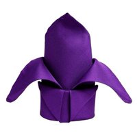 BalsaCircle 10 pcs 20-Inch Purple Polyester Dinner Napkins - for Wedding Party Events Restaurant Kitchen Home