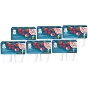 Gerber Yogurt Blends Snack, Mixed Berry, 3.5 oz Cups, 4 Count (Pack of 6)